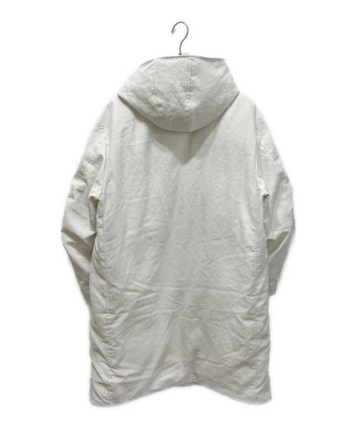 miffew（ミフュー）miffew (ミフュー) HOODED LONG DOWN COAT ホワイト サイズ:2の古着・服飾アイテム