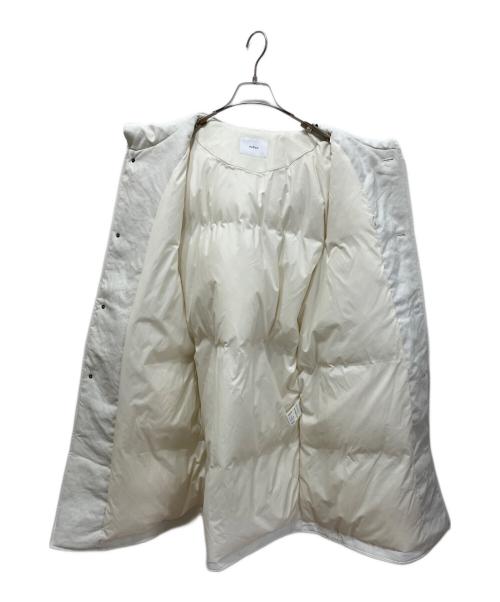miffew（ミフュー）miffew (ミフュー) HOODED LONG DOWN COAT ホワイト サイズ:2の古着・服飾アイテム