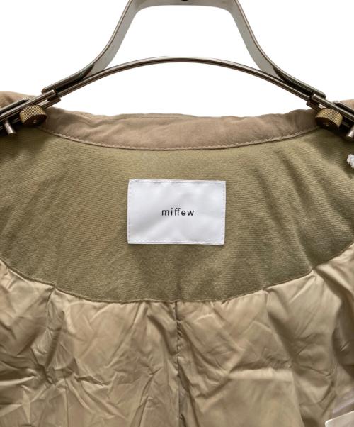 miffew（ミフュー）miffew (ミフュー) ワイドスクエアバルマカーンダウンコート ブラウン サイズ:2の古着・服飾アイテム