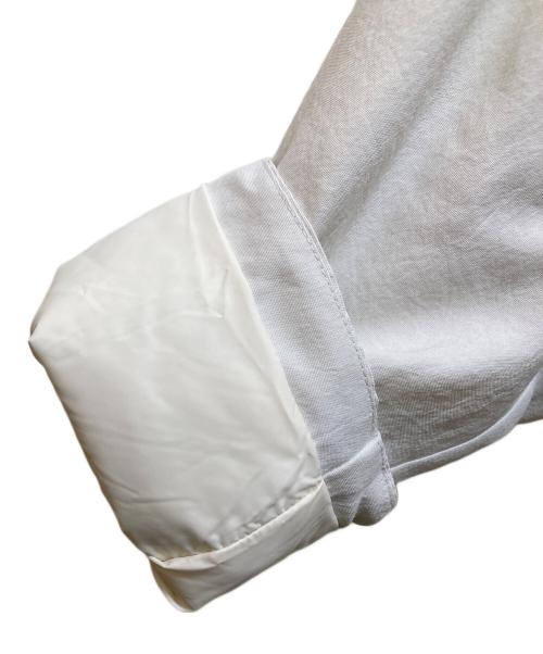 miffew（ミフュー）miffew (ミフュー) ワイドスクエアバルマカーンダウンコート ホワイト サイズ:2の古着・服飾アイテム