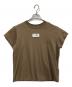 MM6 Maison Margiela（エムエムシックスメゾンマルジェラ）の古着「ナンバリング ロゴT」｜ブラウン