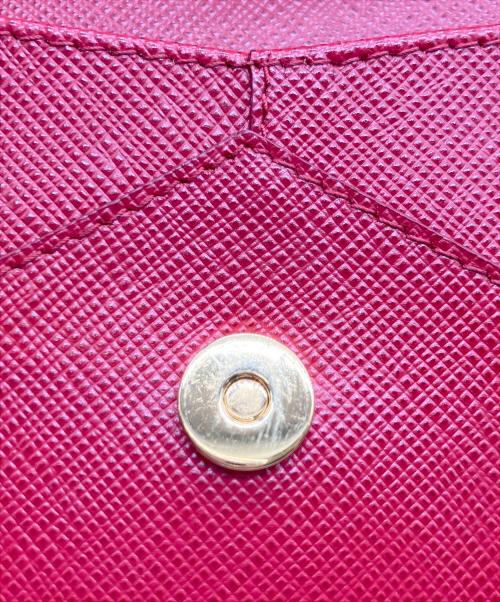 PRADA（プラダ）PRADA (プラダ) チェーンショルダーウォレット レッドの古着・服飾アイテム