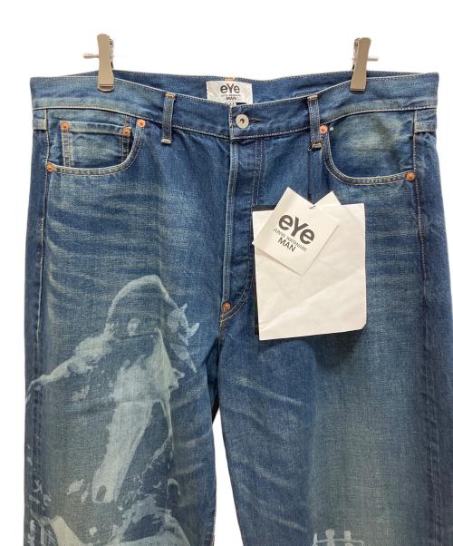 eYe JUNYA WATANABE MAN（アイ ジュンヤワタナベマン）eYe JUNYA WATANABE MAN (アイ ジュンヤワタナベマン) 25SS Cotton Selvedge Denim Garment Treated AC/DC デニムパンツ インディゴ サイズ:M 未使用品の古着・服飾アイテム