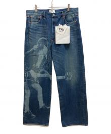 eYe JUNYA WATANABE MAN（アイ ジュンヤワタナベマン）の古着「25SS Cotton Selvedge Denim Garment Treated AC/DC デニムパンツ」｜インディゴ