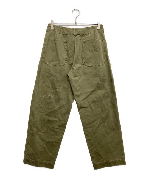 BOWWOW（バウワウ）BOWWOW (バウワウ) USN N-3 TWILL TROUSERS オリーブ サイズ:Mの古着・服飾アイテム