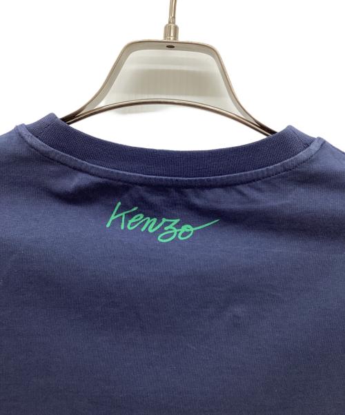 KENZO（ケンゾー）KENZO (ケンゾー) ポピープリントTシャツ ネイビー サイズ:XSの古着・服飾アイテム