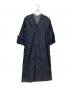 MaxMara（マックスマーラ）の古着「デニムフリルワンピース」｜インディゴ