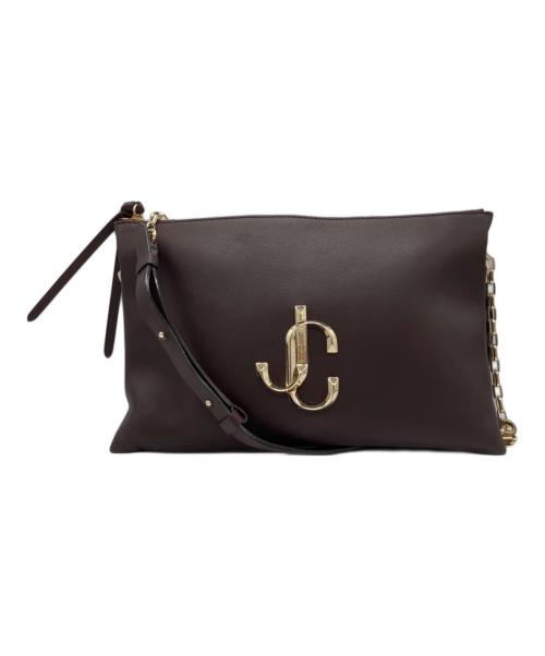 JIMMY CHOO（ジミーチュウ）JIMMY CHOO (ジミーチュウ) ショルダーバッグ ブラウンの古着・服飾アイテム