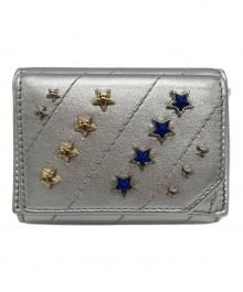 JIMMY CHOO（ジミーチュウ）の古着「コンパクトウォレット」｜シルバー