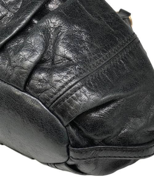 MIU MIU（ミュウミュウ）MIU MIU (ミュウミュウ) ショルダーバッグ ブラック サイズ:下記参照の古着・服飾アイテム