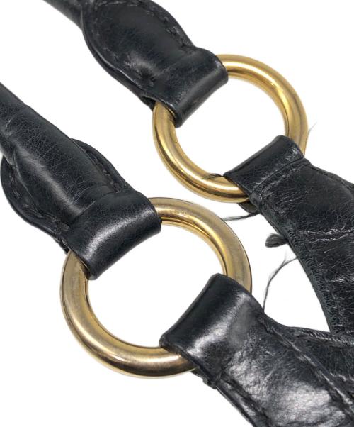 MIU MIU（ミュウミュウ）MIU MIU (ミュウミュウ) ショルダーバッグ ブラック サイズ:下記参照の古着・服飾アイテム