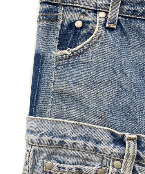 QUIITO（キイト）QUIITO (キイト) W WAIST DENIM PT インディゴ サイズ:36の古着・服飾アイテム