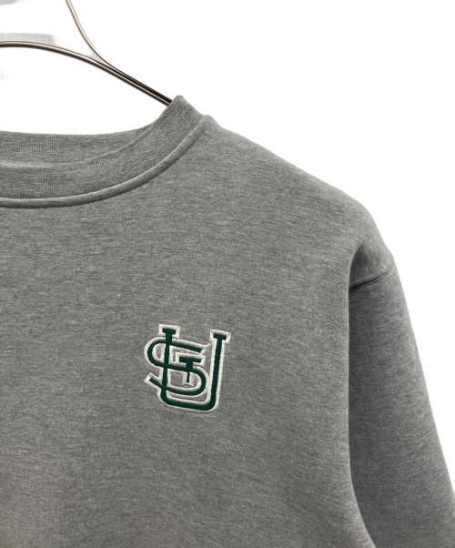 stussy（ステューシー）stussy (ステューシー) ロゴ刺繍スウェット グレー サイズ:Lの古着・服飾アイテム