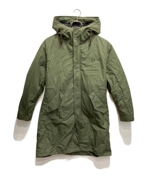 FRED PERRY（フレッドペリー）FRED PERRY (フレッドペリー) 3WAYフィッシュテールパーカー カーキ サイズ:Mの古着・服飾アイテム