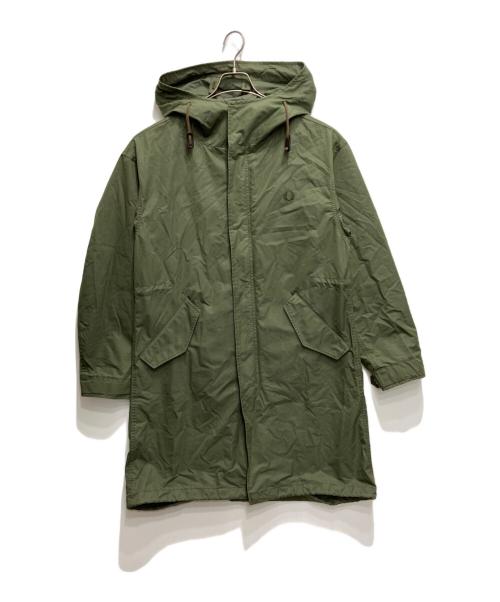 FRED PERRY（フレッドペリー）FRED PERRY (フレッドペリー) 3WAYフィッシュテールパーカー カーキ サイズ:Mの古着・服飾アイテム