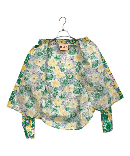 PLAN C（プランシー）PLAN C (プランシー) フラワープリントシャツ グリーン サイズ:36の古着・服飾アイテム