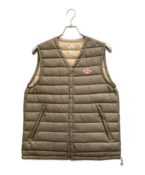DANTON（ダントン）DANTON (ダントン) インナーダウンベスト カーキ サイズ:SIZE 40の古着・服飾アイテム