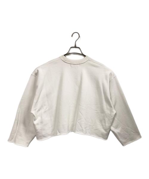 SACRA（サクラ）SACRA (サクラ) EXTRA FINE FLEECE CROPPED TOP ホワイト サイズ:38の古着・服飾アイテム