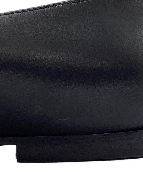 OFFWHITE（オフホワイト）OFFWHITE (オフホワイト) ジップデザイン フラットパンプス ブラック サイズ:36の古着・服飾アイテム