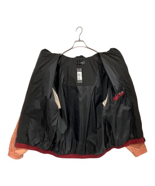 DIESEL（ディーゼル）DIESEL (ディーゼル) J-ETHAN Colourblock Hooded Jacket レッド×ピンク サイズ:Lの古着・服飾アイテム