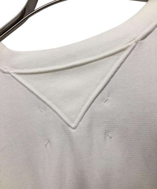 Martin Margiela 10（マルタン・マルジェラ 10）Martin Margiela 10 (マルタン・マルジェラ 10) 1CON クルーネックスウェット ホワイト サイズ:46の古着・服飾アイテム