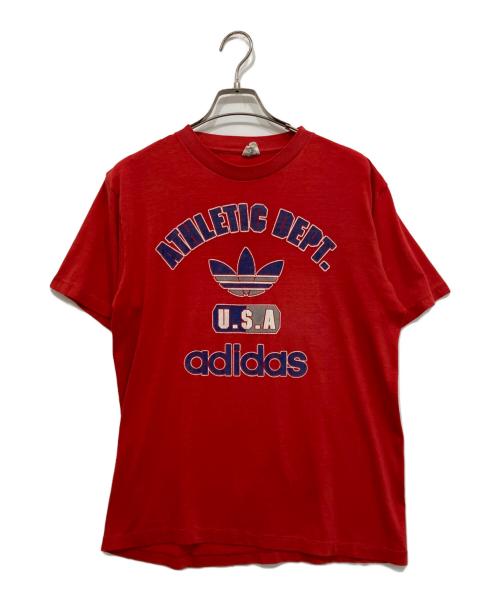 adidas（アディダス）adidas (アディダス) 80’STシャツ レッド サイズ:Lの古着・服飾アイテム