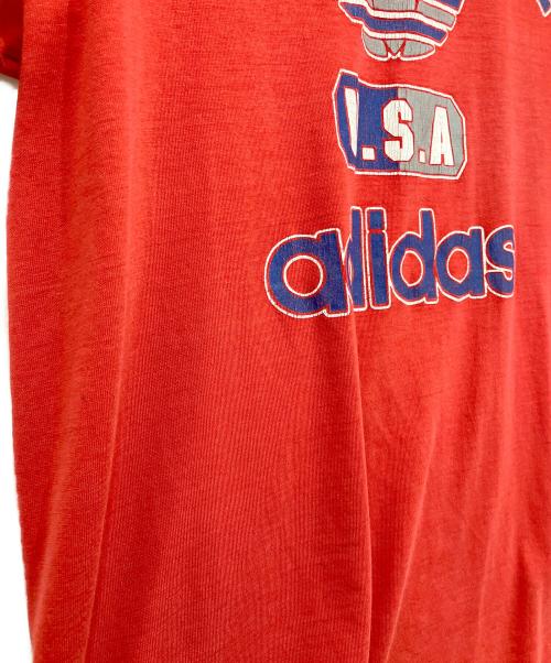 adidas（アディダス）adidas (アディダス) 80’STシャツ レッド サイズ:Lの古着・服飾アイテム