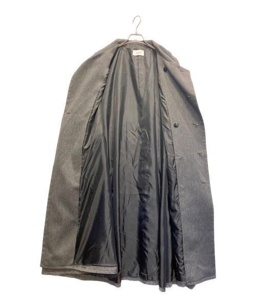 soerte（ソエルテ）soerte (ソエルテ) Oversize double breasted stand collar coat グレー サイズ:2の古着・服飾アイテム