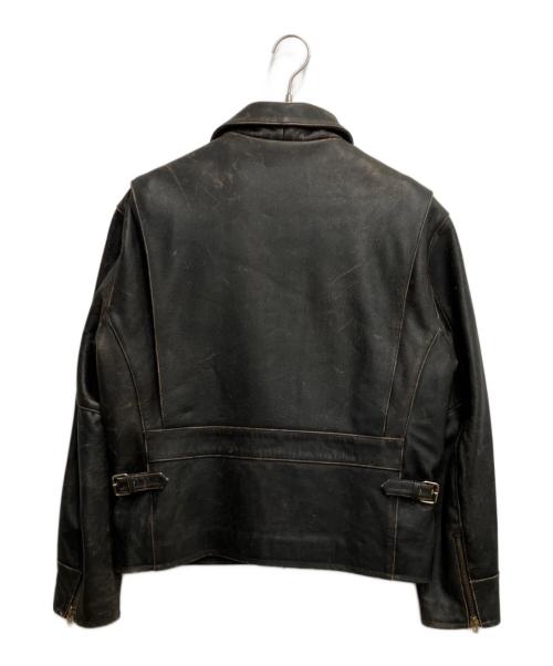 MORGAN（モーガン）MORGAN (モーガン) ライナー付レザージャケット ブラウン サイズ:38の古着・服飾アイテム