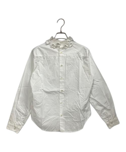 MIYAO（ミヤオ）MIYAO (ミヤオ) レースカラーブラウス ホワイト サイズ:Sの古着・服飾アイテム