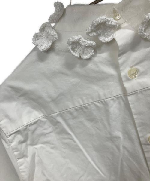 MIYAO（ミヤオ）MIYAO (ミヤオ) レースカラーブラウス ホワイト サイズ:Sの古着・服飾アイテム