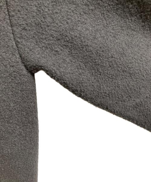 PLAIN PEOPLE（プレインピープル）PLAIN PEOPLE (プレインピープル) ノーカラーパイピングロングコート ブラック サイズ:2の古着・服飾アイテム