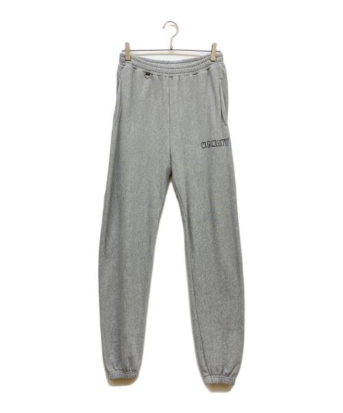 uniform experiment（ユニフォームエクスペリメント）uniform experiment (ユニフォームエクスペリメント) UE NAVY SWEAT PANTS グレー サイズ:SIZE 1の古着・服飾アイテム