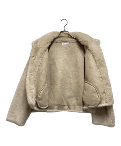 Karl Park Lane（カールパークーレン）Karl Park Lane (カールパークーレン) エコファージャケット ベージュ サイズ:FREEの古着・服飾アイテム