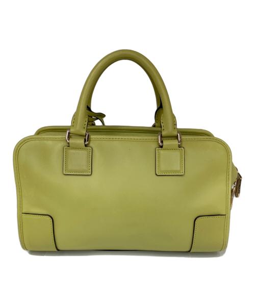 LOEWE（ロエベ）LOEWE (ロエベ) アマソナ28 ハンドバッグ ライトグリーンの古着・服飾アイテム
