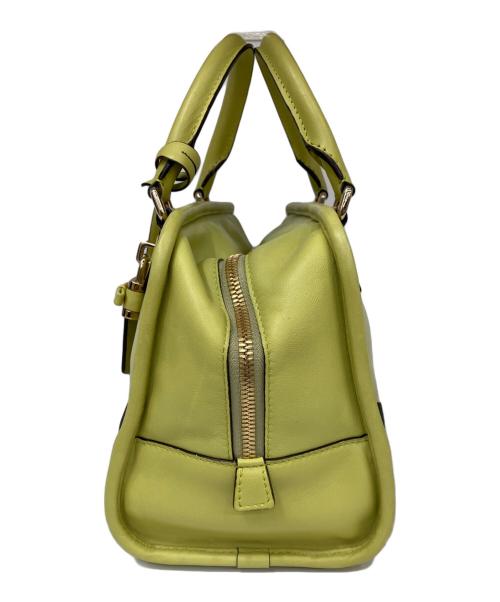 LOEWE（ロエベ）LOEWE (ロエベ) アマソナ28 ハンドバッグ ライトグリーンの古着・服飾アイテム