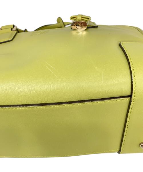 LOEWE（ロエベ）LOEWE (ロエベ) アマソナ28 ハンドバッグ ライトグリーンの古着・服飾アイテム