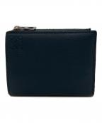 LOEWEロエベ）の古着「スリムコンパクトウォレット」｜ネイビー