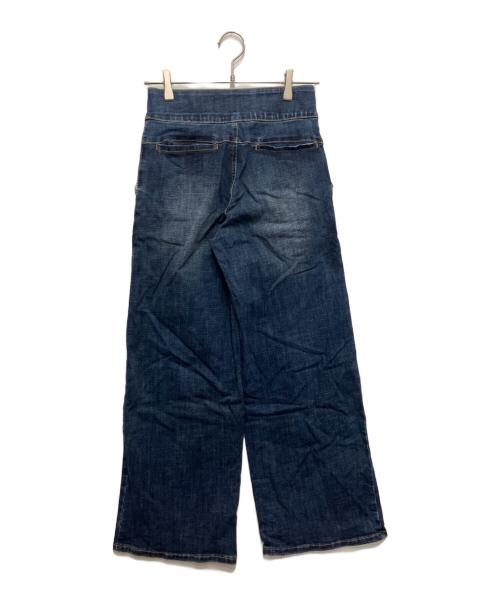 SYSORUS（シソラス）SYSORUS (シソラス) akko3839 (アッコ3839) セーラーデニムワイドパンツ ブルー サイズ:38の古着・服飾アイテム