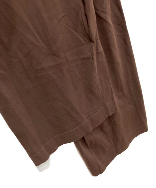 ADAWAS（アダワス）ADAWAS (アダワス) DEUXIEME CLASSE (ドゥーズィエム クラス) COMPACT COTTON TUBEROMPERS ブラウン サイズ:free 未使用品の古着・服飾アイテム