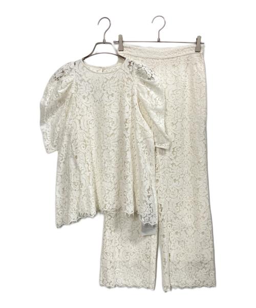 CELFORD（セルフォード）CELFORD (セルフォード) レースパンツセットアップ オフホワイト サイズ:36の古着・服飾アイテム