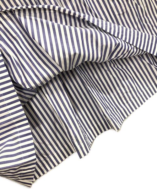 PINK HOUSE（ピンクハウス）PINK HOUSE (ピンクハウス) ロンドンストライプ使いコンビワンピース ネイビー サイズ:-の古着・服飾アイテム