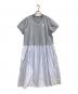 PINK HOUSE（ピンクハウス）の古着「ロンドンストライプ使いコンビワンピース」｜ブルー