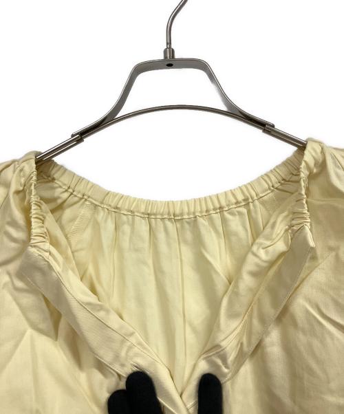 BALLSEY（ボールジィ）BALLSEY (ボールジィ) クリスタルコットンスキッパーブラウス イエロー サイズ:36の古着・服飾アイテム
