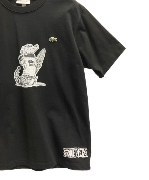 LACOSTE（ラコステ）LACOSTE (ラコステ) ONE PIECE (ワンピース) ワニキャラクター Tシャツ ブラック サイズ:Mの古着・服飾アイテム