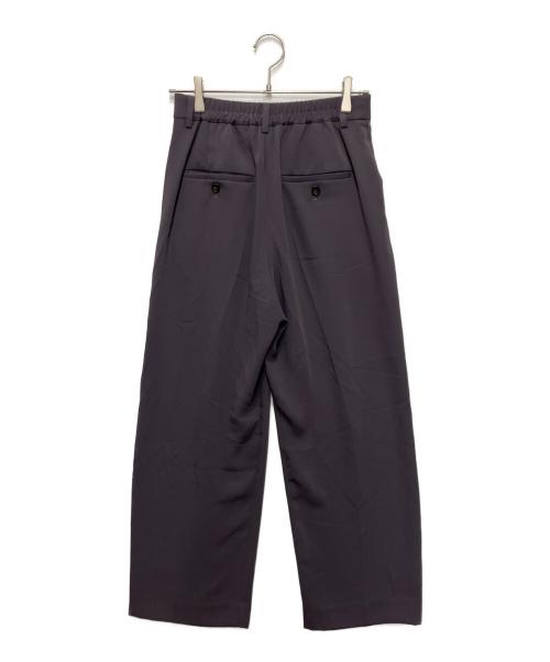 qualite（カリテ）qualite (カリテ) マットサテンストレートパンツ グレー サイズ:38の古着・服飾アイテム