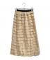 La TOTALITE (ラ ト―タリテ) Ruffle Skirt ベージュ サイズ:FREE 未使用品：5000円