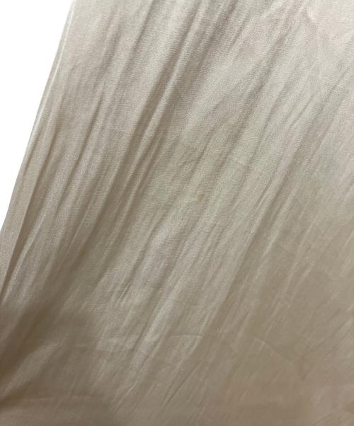 CHAOS（カオス）CHAOS (カオス) ヒューリーサテンフレアースカート ベージュ サイズ:freeの古着・服飾アイテム