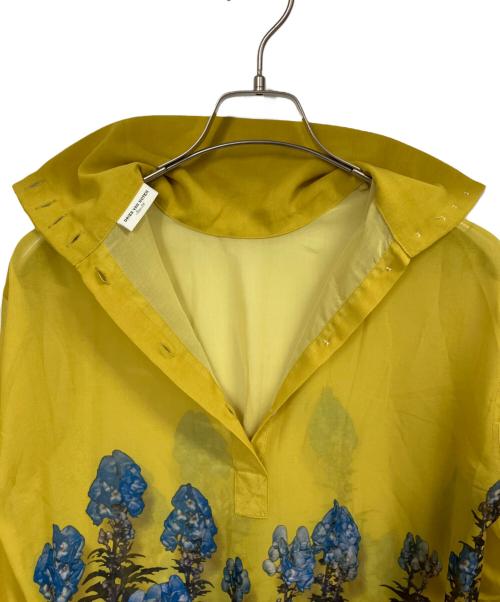 DRIES VAN NOTEN（ドリスヴァンノッテン）DRIES VAN NOTEN (ドリスヴァンノッテン) ハイネックブラウス イエロー サイズ:34の古着・服飾アイテム