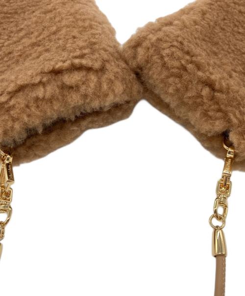 MaxMara（マックスマーラ）MaxMara (マックスマーラ) テディベアミトン キャメル 未使用品の古着・服飾アイテム